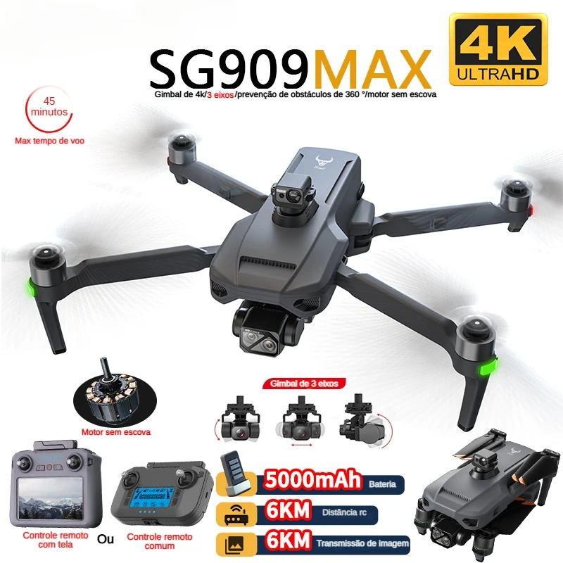 Drone Camera Professional - ZLL SG909 SG909MAX Drone profesional, Drone