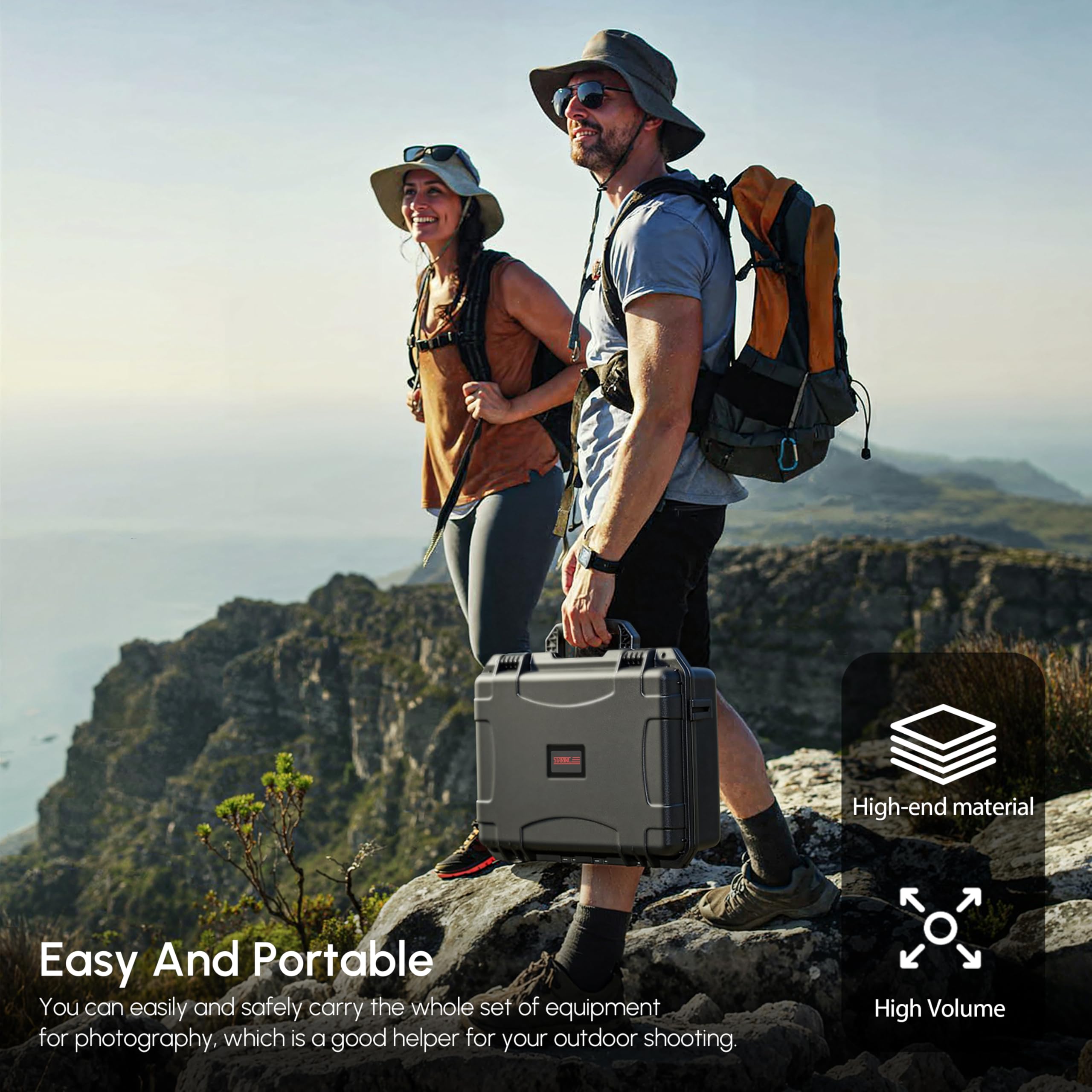 Casing Keras Tahan Air untuk D - Drone Camera Case ulasan dan harga