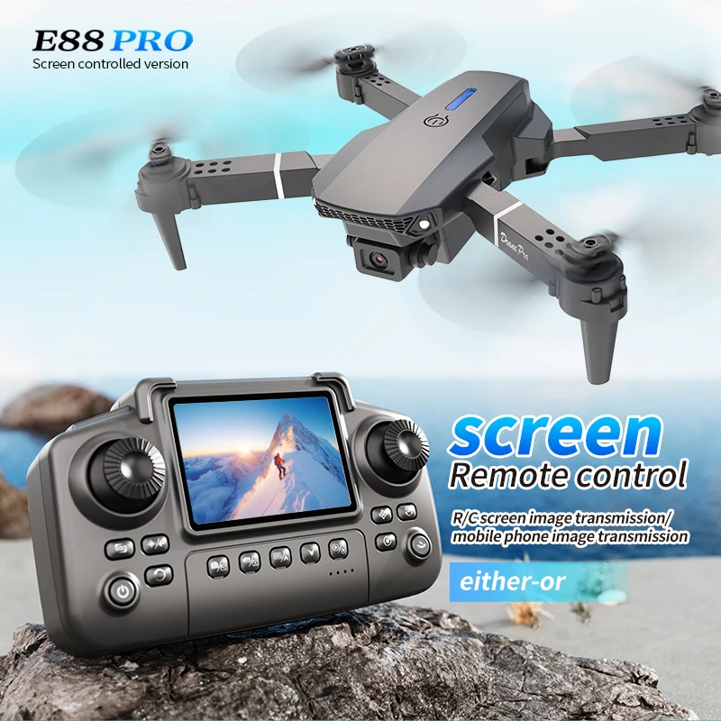 Drone Profesional E88 PRO deng - Drone Camera Hd ulasan dan harga
